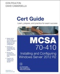 Cover: MCSA 70-410 Cert Guide R2 - Pearson It Certification