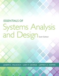 Cover: Essentials of Systems Analysis and Design - Pearson
