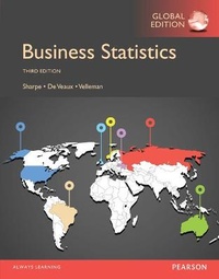 Enlarge image Cover: Business Statistics, Global Edition - Pearson Education Limited