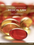 Cover: Text, Cases and Materials on Medical Law - Pearson Education Limited