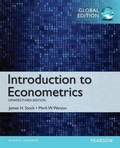 Cover: Introduction to Econometrics, Update with MyEconLab, Global Edition - Pearson Education Limited