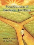 Cover: Foundations of Decision Analysis - Pearson