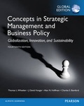 Cover: Concepts in Strategic Management and Business Policy with MyManagementLab, Global Edition - Pearson Education Limited