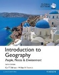 Cover: Introduction to Geography: People, Places & Environment, MasteringGeo Global Edition - Pearson Education Limited