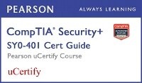 Enlarge image Cover: CompTIA Security+ SY0-401 Pearson uCertify Course Student Access Card - Pearson It Certification