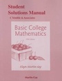 Cover: Student's Solutions Manual for Basic College Mathematics - Pearson
