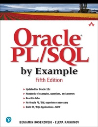 Enlarge image Cover: Oracle PL/SQL by Example - Pearson