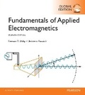 Cover: Fundamentals of Applied Electromagnetics, Global Edition - Pearson Education Limited