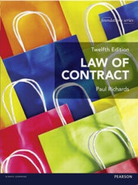 Abbildung von: Law of Contract - Pearson Education Limited