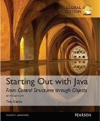 Enlarge image Cover: Starting Out with Java: From Control Structures through Objects + MyLab Programming with Pearson eText, Global Edition - Pearson Education Limited