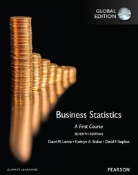 Enlarge image Cover: Business Statistics: A First Course, Global Edition - Pearson Education Limited