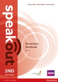 Cover: Speakout Elementary 2nd Edition Workbook with Key - Pearson Longman