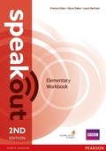 Cover: Speakout Elementary 2nd Edition Workbook without Key - Pearson Longman