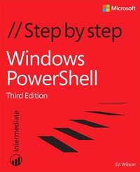 Enlarge image Cover: Windows PowerShell Step by Step - Microsoft Press