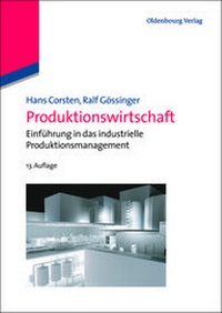 Abbildung von: Produktionswirtschaft - De Gruyter Oldenbourg