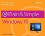 Cover: Windows 10 Plain & Simple - Microsoft Press