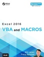 Cover: Excel 2016 VBA and Macros - Que Corporation,U.S.