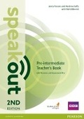 Cover: Speakout Pre-Intermediate 2nd Edition Teacher's Guide with Resource & Assessment Disc Pack - Pearson Longman