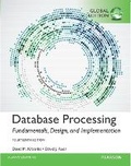 Cover: Database Processing: Fundamentals, Design, and Implementation, Global Edition - Pearson Education Limited