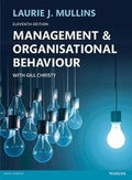 Cover: Management and Organisational Behaviour 11th edn - Pearson Education Limited