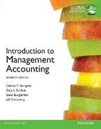 Abbildung von: Introduction to Management Accounting plus MyAccountingLab with Pearson eText, Global Edition - Pearson Education Limited