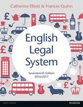 Cover: English Legal System - Pearson Education Limited