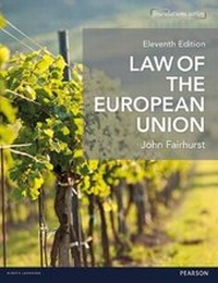 Abbildung von: Law of the European Union - Pearson Education Limited