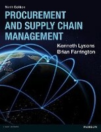 Abbildung von: Procurement and Supply Chain Management - Pearson Education Limited
