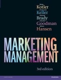 Cover: Marketing Management 3rd edn - Pearson Education Limited