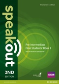 Cover: Speak PreInt 2E Flexi SBK1 + MEL Pk - Pearson Longman