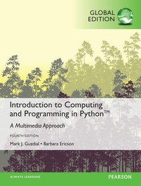 Enlarge image Cover: Introduction to Computing and Programming in Python, Global Edition - Pearson Education Limited