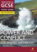 Cover: AQA Poetry Anthology - Power and Conflict: York Notes for GCSE (9-1) - Pearson Education Limited