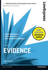 Abbildung von: Law Express: Evidence - Pearson Education Limited