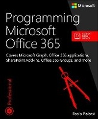 Enlarge image Cover: Programming Microsoft Office 365 - Microsoft Press