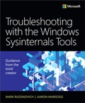 Cover: Troubleshooting with the Windows Sysinternals Tools - Microsoft Press