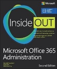 Enlarge image Cover: Microsoft Office 365 Administration Inside Out (includes Current Book Service) - Microsoft Press