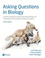 Cover: Asking Questions in Biology - Pearson Education Limited