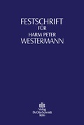 Abbildung von: Festschrift für Harm Peter Westermann zum 70. Geburtstag - Otto Schmidt Verlag