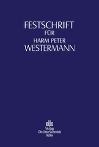 Abbildung von: Festschrift für Harm Peter Westermann zum 70. Geburtstag - Otto Schmidt Verlag