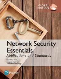 Enlarge image Cover: Network Security Essentials: Applications and Standards, Global Edition - Pearson Education Limited