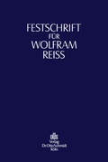 Bild: Festschrift f&uuml;r Wolfram Rei&szlig; - Otto Schmidt Verlag