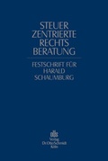 Cover: Steuerzentrierte Rechtsberatung - Otto Schmidt Verlag