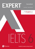 Cover: Expert IELTS 6 Coursebook with Online Audio and MyEnglishLab Pin Pack - Pearson Longman