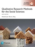 Cover: Qualitative Research Methods for the Social Sciences, Global Edition - Pearson Education Limited