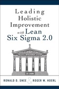 Cover: Leading Holistic Improvement with Lean Six Sigma 2.0 - Pearson FT Press