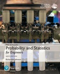 Cover: Miller & Freund's Probability and Statistics for Engineers, Global Edition - Pearson Education Limited