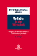 Cover: Mediation in der Wirtschaft - Otto Schmidt Verlag