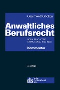 Cover: Anwaltliches Berufsrecht - Otto Schmidt Verlag