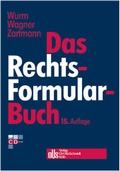 Cover: Das Rechtsformularbuch - Otto Schmidt Verlag
