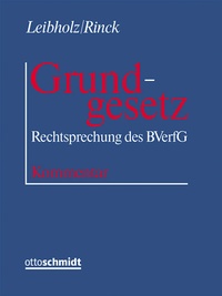 Abbildung von: Grundgesetz - Otto Schmidt Verlag